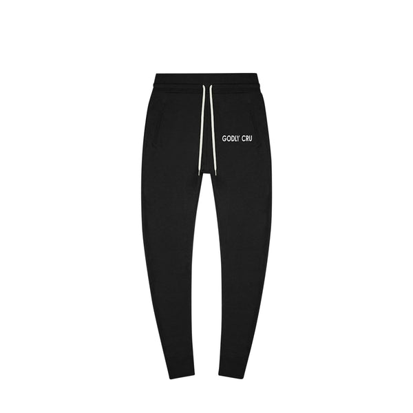 Godly Cru Logo Sweatpants - Black