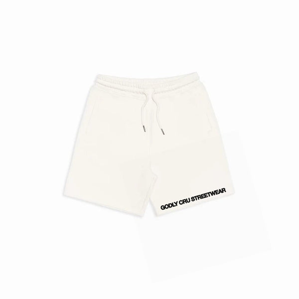Godly Cru Streetwear Shorts - Creme